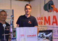 Bart Link and Tim Post of Van der Mark Boiler Maintenance. For the Lierse company, it was the first time as an exhibitor at HortiContact.                           